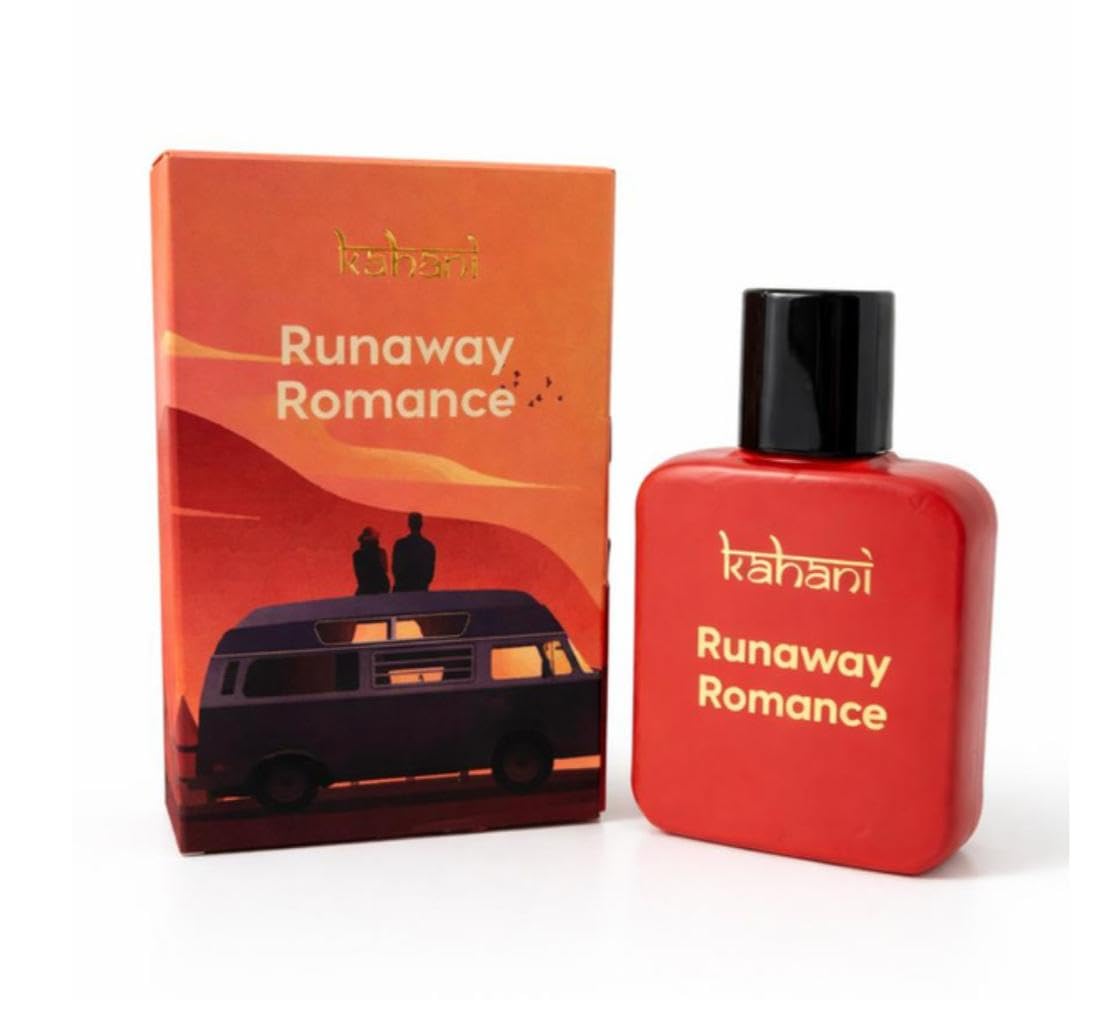 Vaux Kahani – Runaway Romance Aqua Perfume | Water-Based, Long Lasting Fragrance | Orange Blossom, Tuberose & Vanilla Notes | Skin Friendly Daily Wear | 50ml