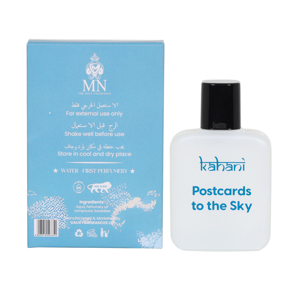 Vaux Kahani – Postcards to the Sky Aqua Perfume