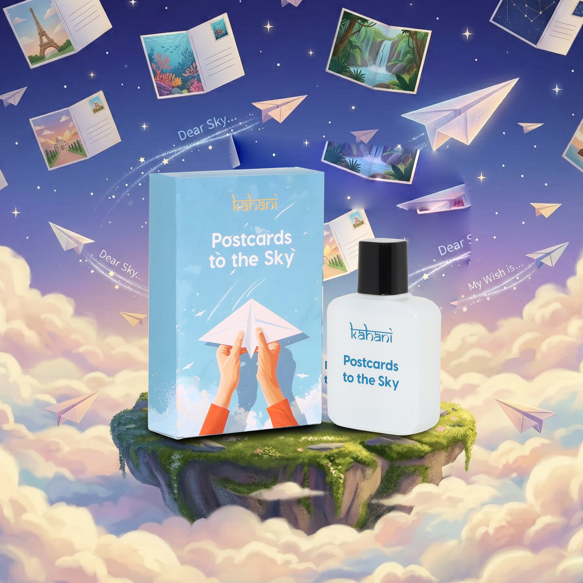 Vaux Kahani – Postcards to the Sky Aqua Perfume